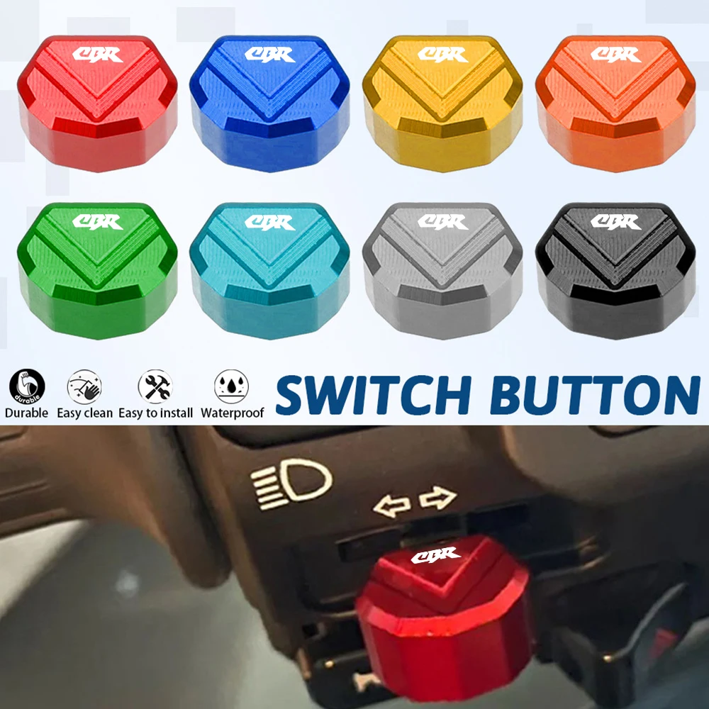 

For Honda CBR125R CBR150R CBR250R CBR300R CBR400R CBR400RR CBR125RR CBR150RR CBR250RR Switch Button Turn Signal Switch Key Cover