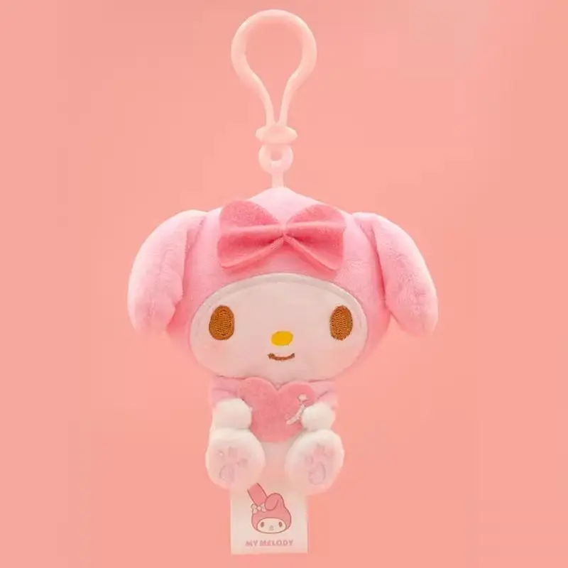 Sanrio Pluszowy mały wisiorek Kuromi Hello Kitty Pluszowa zabawka dla dzieci Torba na książki Wisiorek Plecak dla dziewczynki Dekoracja Prezent