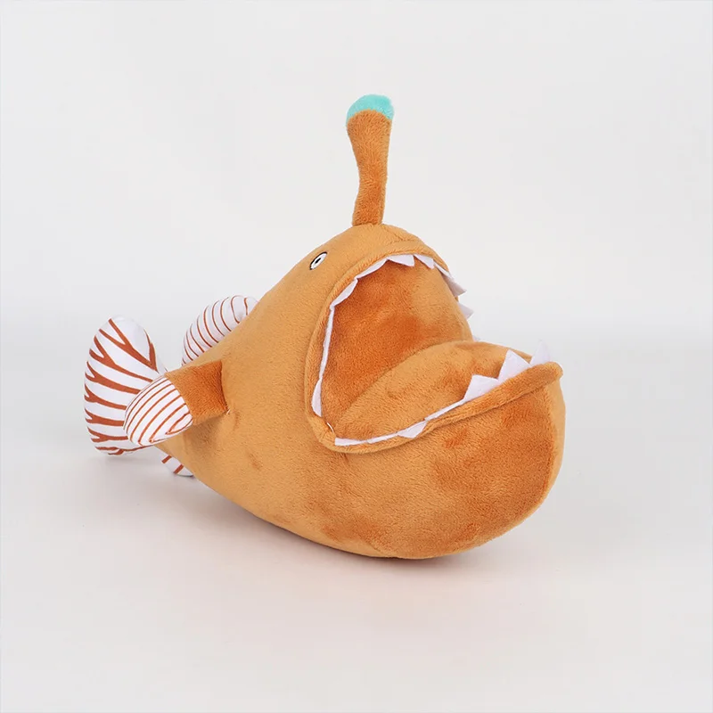 30cm Produkt Melanocetus Johnsonii Diabeł Morski Lampion Morski Pluszowa Zabawka Maskotka Miękka Zabawka Prezent Urodzinowy Do Dekoracji Pokoju Dziecięcego