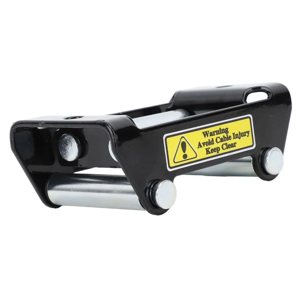 4-Way Roller Design Winch Roller Fairlead 2000LB Load Capacity 126mm Bolt Centers Cable Guide Universal Fit