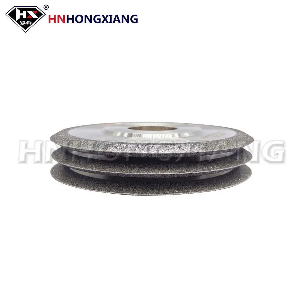 Diamond Grinding Wheel 1V1 Double Sided SDC Circl 45° 60° 90° Sharpener Disc Carbide Metal Tungsten Steel Milling Cuting Stone