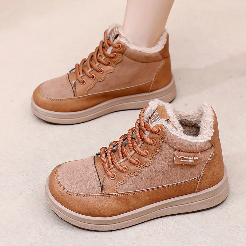 2025 شتاء جديد المرأة أحذية قطنية دافئة مريحة عادية متعددة الاستخدامات المضادة للانزلاق دائم شحن مجاني أحذية قطنية نسائية #1