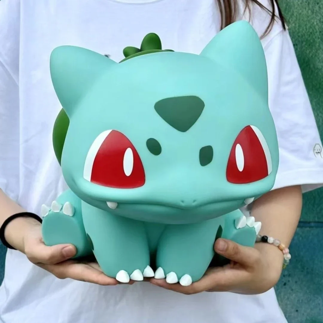 

Pet Pok é Mon Bulbasaur Seed Savings Bank Cute Gift High Quality Edition Savings Bank Handheld Desktop Ornament Statue