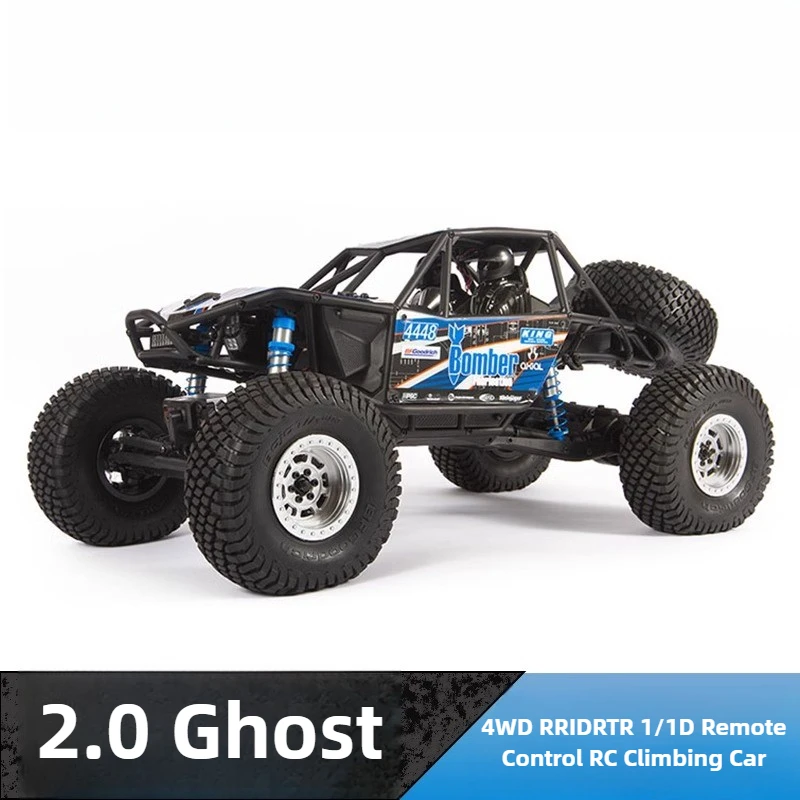 1/10 RTR 4WD RC Car Ghost 2.0 Tracked Simulation Remote Control Model Off-road Vehicle 2.4GHz Remote Control Car Toy AXI03016