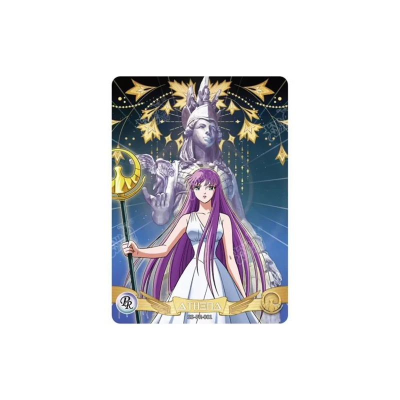 Kayou Saint Seiya Card PR Full Series No.001-009 Anime Character Athena Pegasus Poseidon Rare Collection Card Kids Hobby Gift