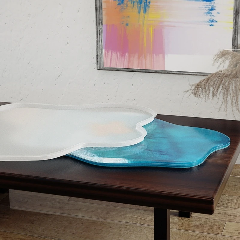 Handmade River Table Making Mold Large Irregular Crystal Epoxy Mold