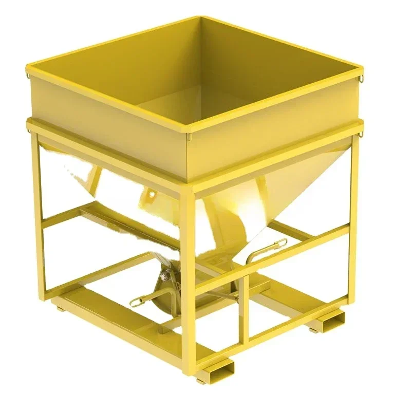 

Hot sales factory direct sales Flow Adjustable Forklift Material hopper with Extension Optional Frame M-FD60