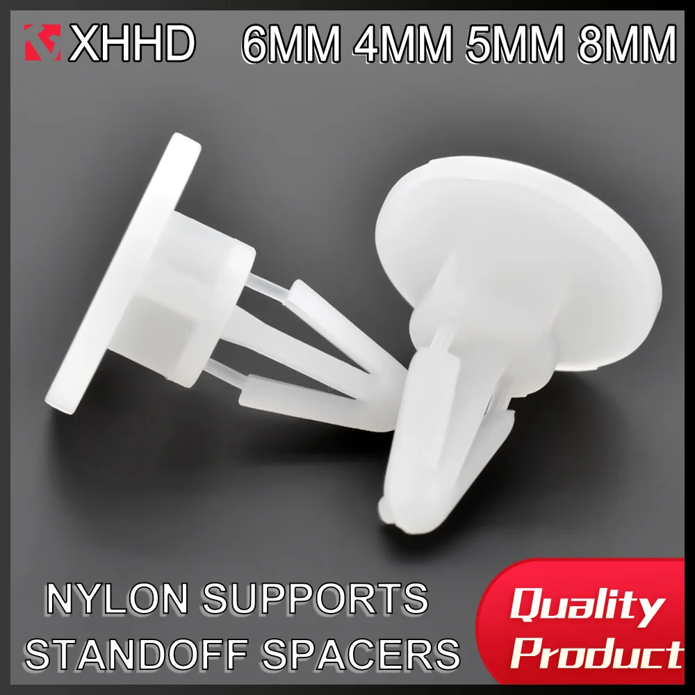 200-1000 sztuk nylonowe dystansy dystansowe PCB płytka drukowana kolumna plastikowy filar stojak płyta główna obsługuje stojaki Dia.4/5/6/8mm