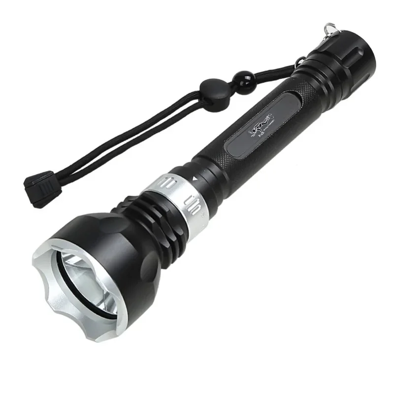 Lotus Head Professional Diving Flashlight CREE XML T6 Portable Scuba Dive Torch Underwater 200M IPX8 Waterproof 18650 Flashlight