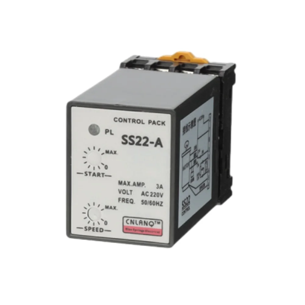 

SS22 Motor Speed Controller AC220V 50Hz Stepless Adjustable 6-250W Single Phase Motor Speed Governor 90-1400RPM Speed Regulator