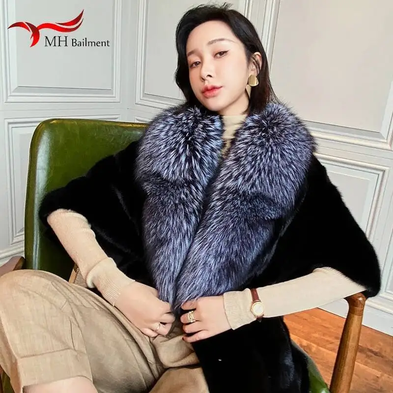 

Gray Silver Fox Fur Collar Scarf Real Jacke Fur Collar 80 CM Fox Fur Scarves Shawl Genuine Fur Hooded Collar Gift M