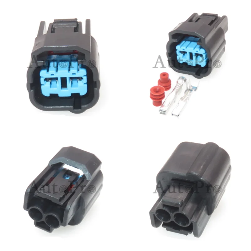 1 Set 2 Hole AC Assembly Auto Plastic Housing Connector 6189-0552 Crankshaft Position Sensor Wire Socket Automobile Sealed Plug