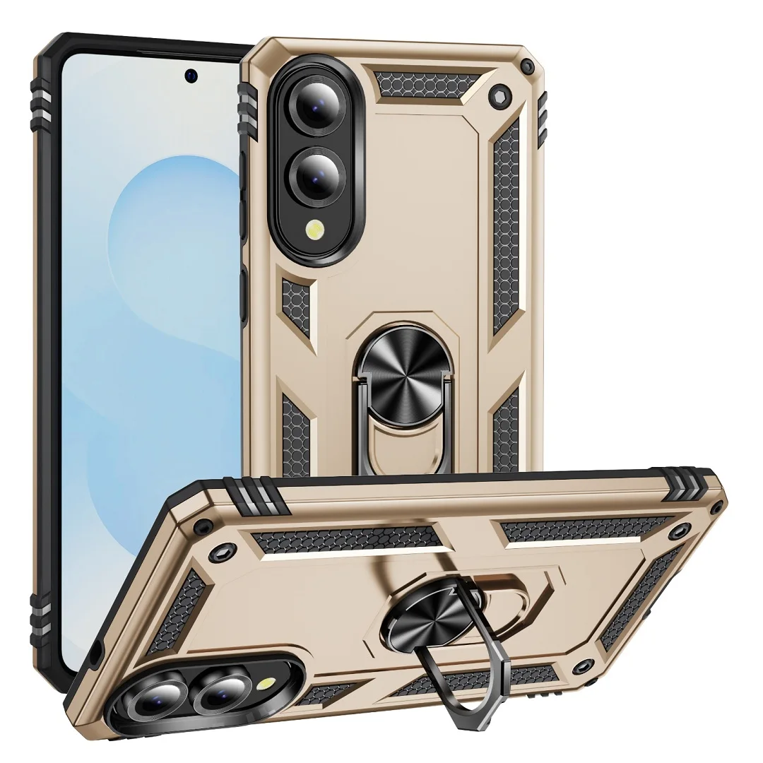 

Military Grade Anti-Drop Bracket Case For Samsung Galaxy S25Edge S23 S24 Ultra S22 S21Plus Magnetic Car Phone Cover Stand Holder