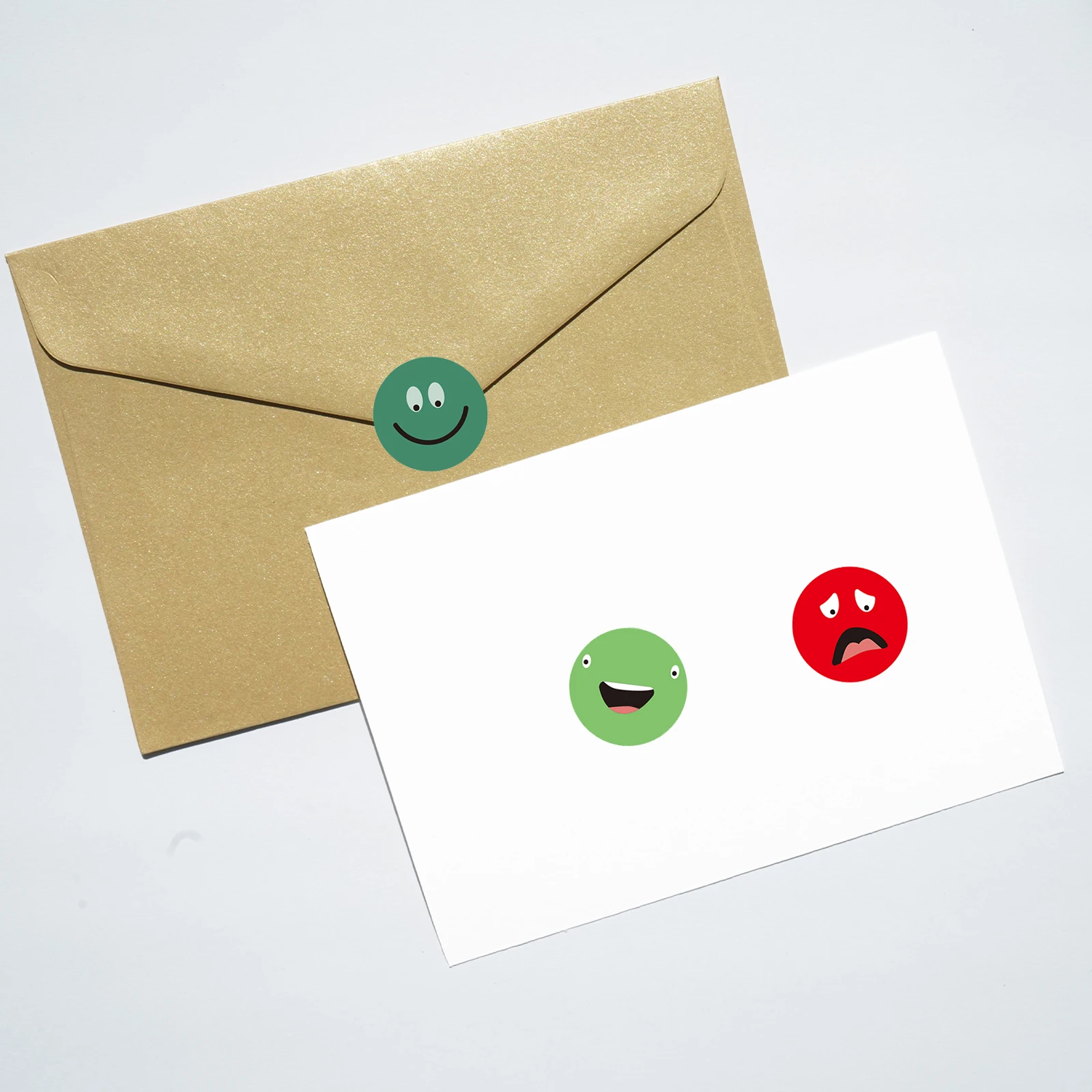 20 Large Sheets Per Pack, 480 Stickers Per Pack, 1In/2.5Cm Each, Various Colorful Cartoon Expression Round Stickers, Diverse Expressions, Emotion Expression Stickers