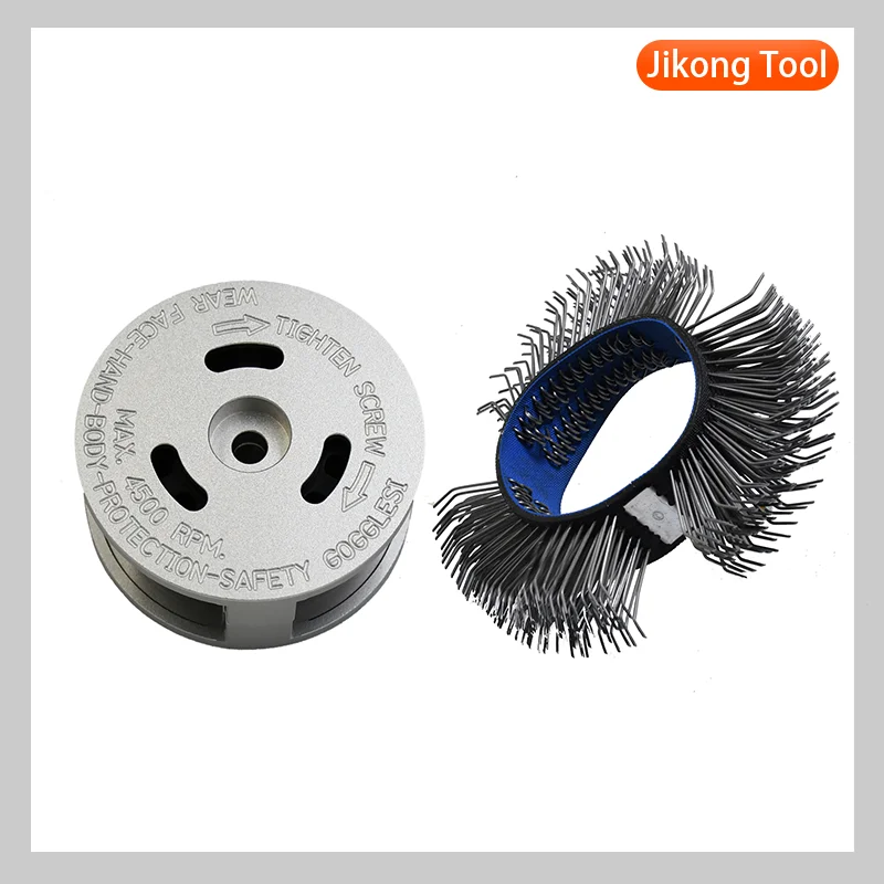 Fast Mover Zipmaster Coarse Wire Steel Wheel Grinder Brush OEM For 92245 Dynabrade Coarse Wire Wheel For Dynazip Tool