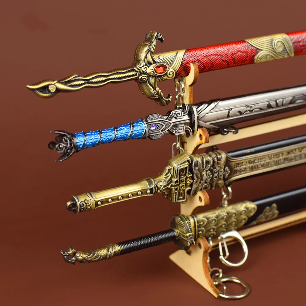 22ซม.โลหะที่เปิดจดหมายดาบผู้ถือจีนโบราณจักรพรรดิดาบ Boy Sword ของเล่นอาวุธอาวุธคอลเลกชันคอสเพลย์ชุด