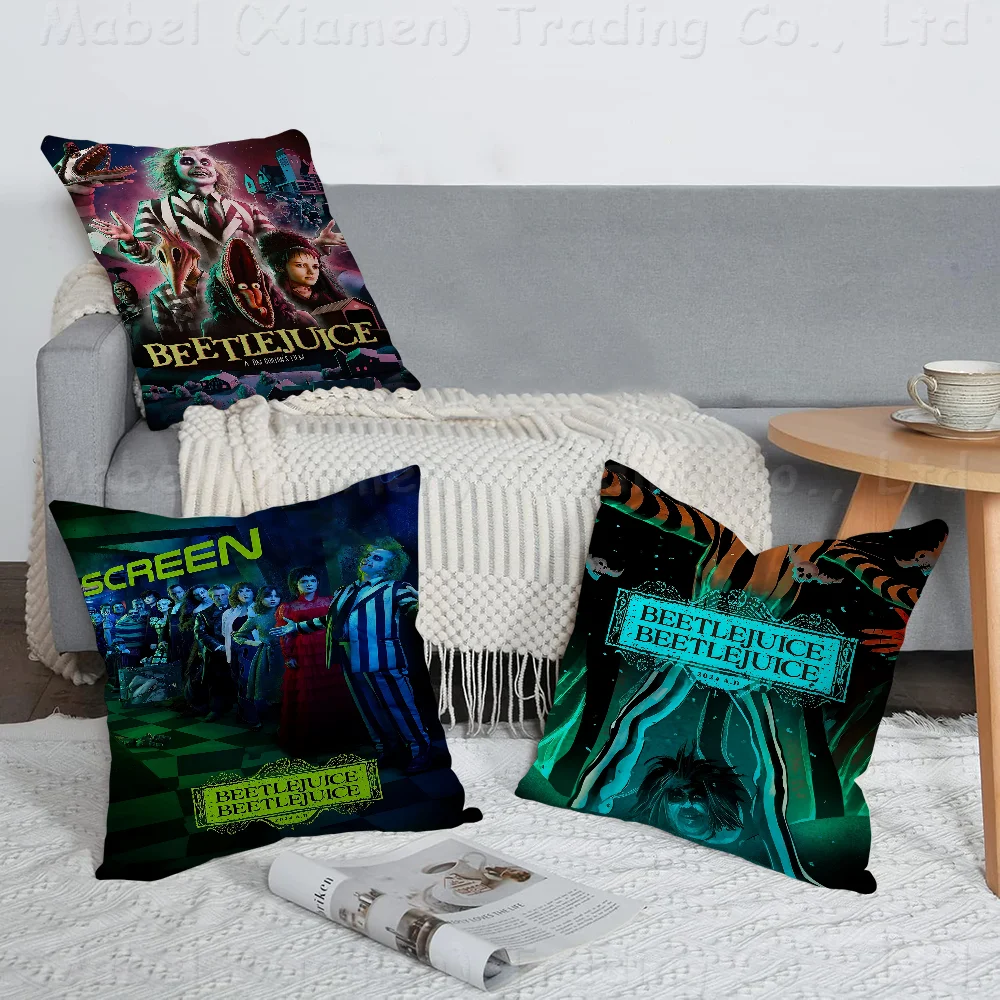 

Movie Beetlejuice Cushion Cover Decorative Pillow Sofa Home Decor Case Pillow Cases