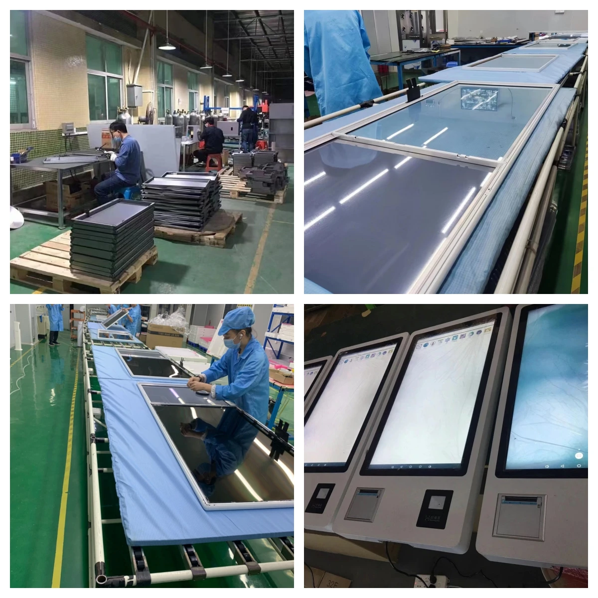 طلب كشك الدفع/الفحص في كشك للبيع مطعم الوجبات السريعة المدفوعة مسبقًا بشاشة لمس ذكية غير رسمية الخدمة الذاتية