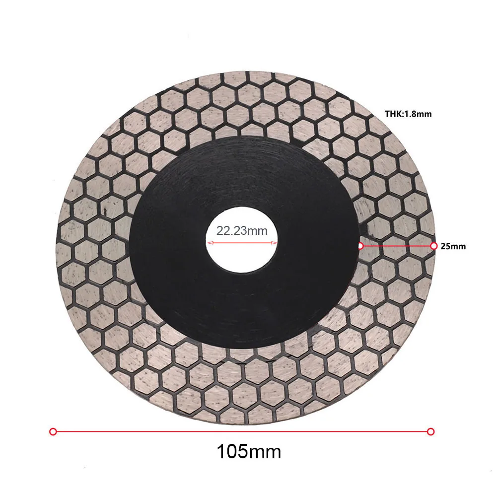 Imagem -06 - Diamond Tile Saw Blade Disco de Corte e Moagem Roda para Porcelana Cerâmica Porcelana Fabricação de Ferramentas Elétricas 105 mm 115 mm 125 mm