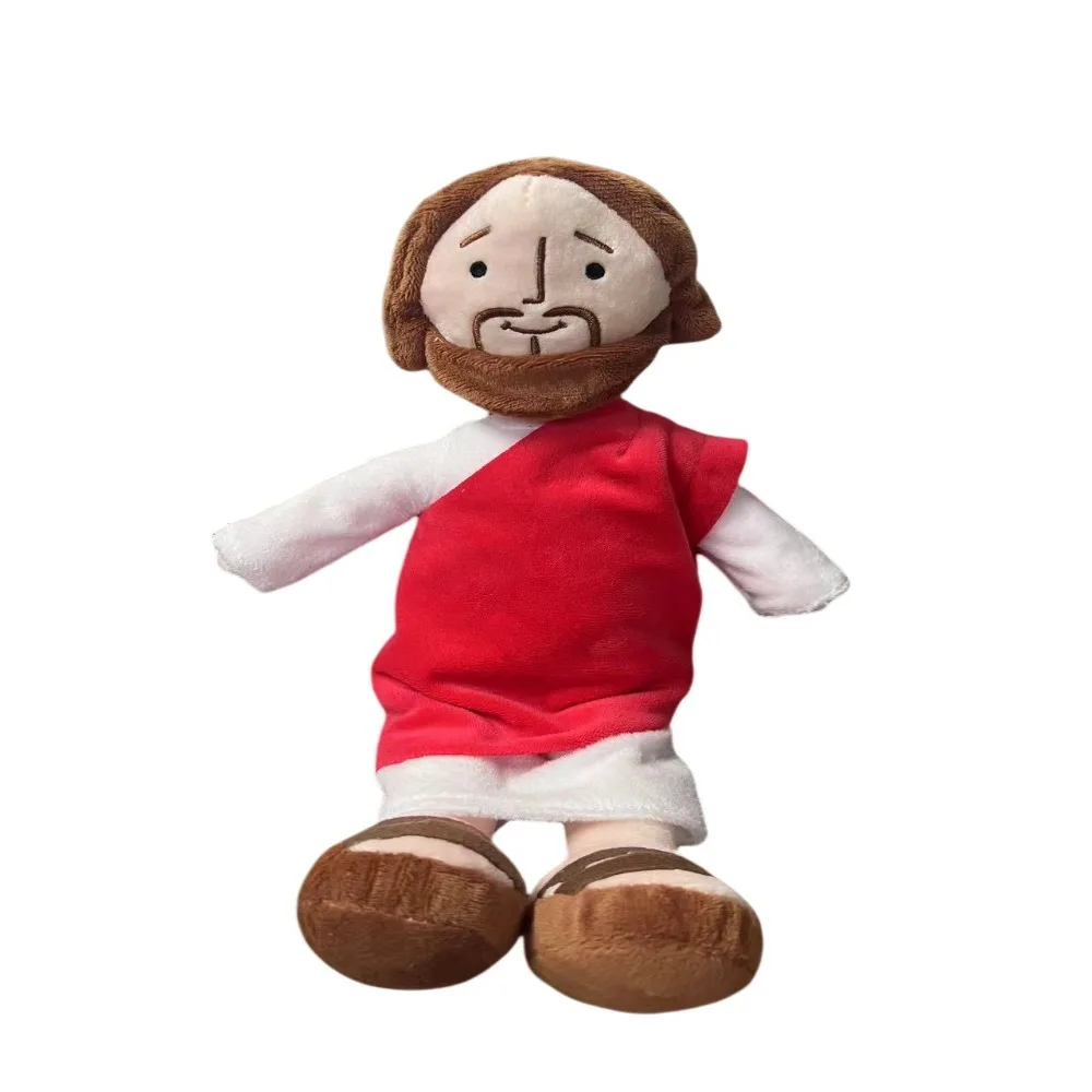 Funny Soft My Friend Jesus Plush Doll Classic Plush Savior Jesus Plushie Toys Comfort Virgin Mary Toy Christian Classic Savior