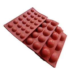 Silicone Mold for cake decoration, cake mold, 6/8/15 cavity, Hemisphere,kitchen accessories, baking tool, chocolate, pastry, 1pc