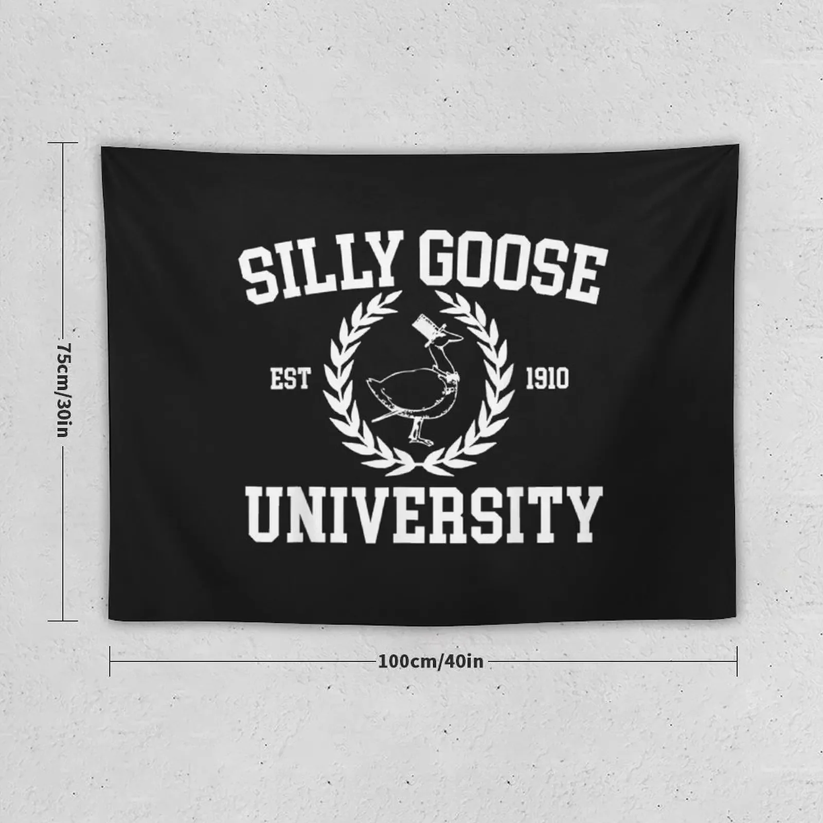 Silly Goose University Mens Womens Silly Goose Meme Costume T-Shirt Tapestry Aesthetic Room Decorations Wall Deco Tapestry