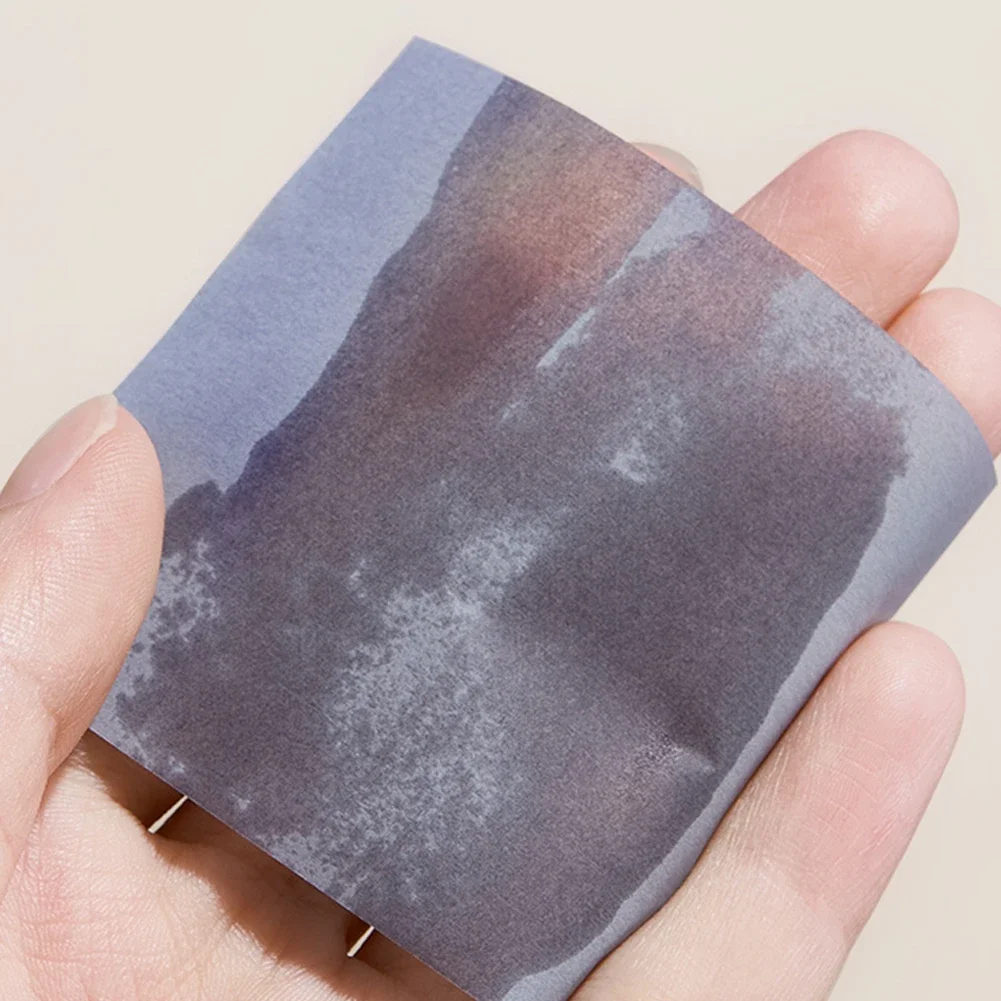 100 fogli di carta per il controllo dell'olio con custodia e soffio di polvere, carta assorbente per olio, carbone di bambù, fogli assorbente per olio per il viso per pelle grassa