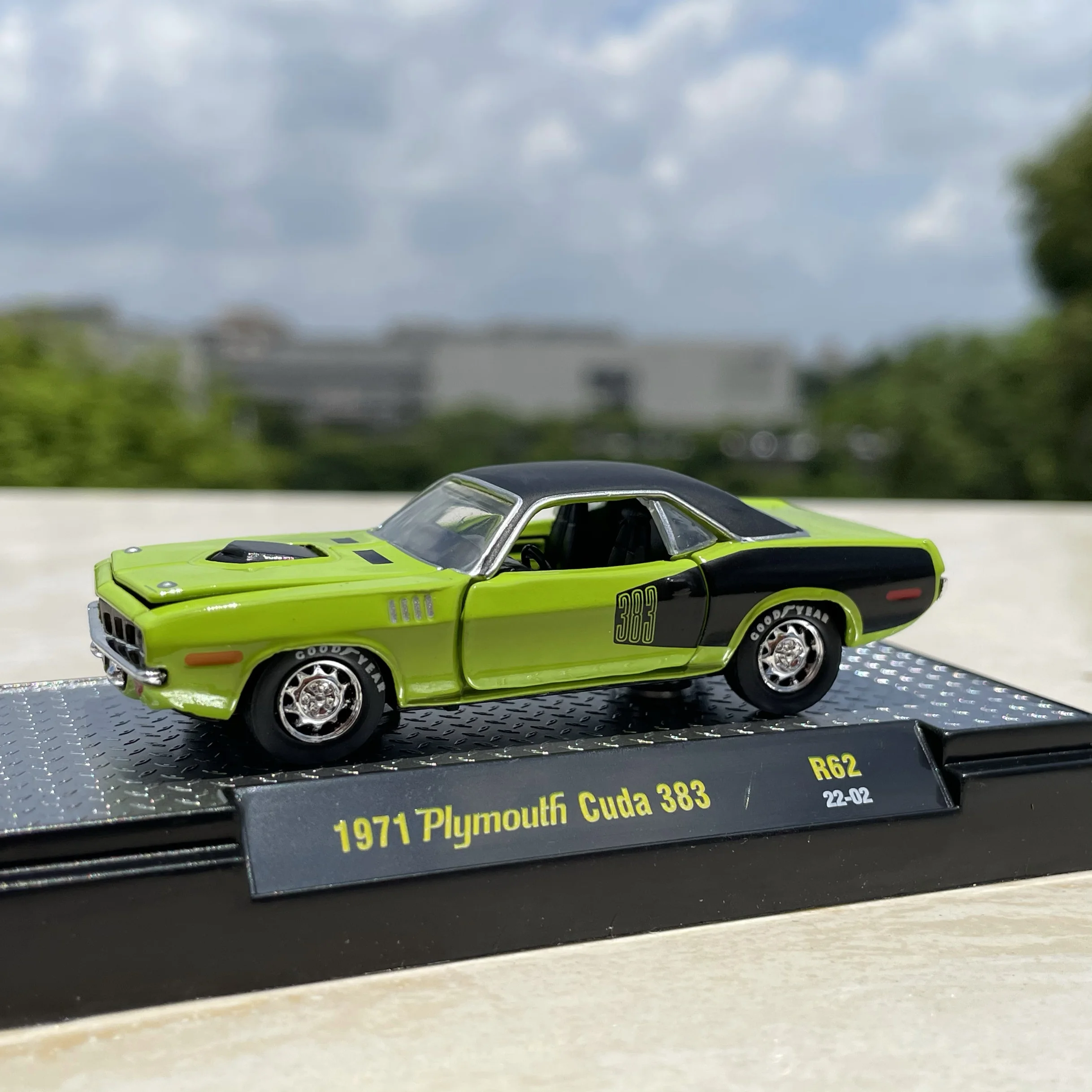

Литой под давлением масштаб 1:64 Plymouth Cuda, классическая модель автомобиля, Коллекционная игрушка, подарок, сувенир, витрина, орнамент