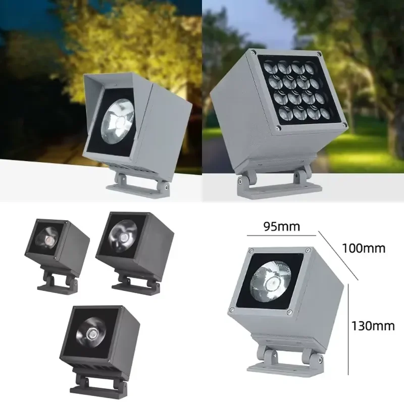 Modern Outdoor RGB 40W DMX512 Control IP65 COB LED Flood Light for Football Baseball Landscape Lighting