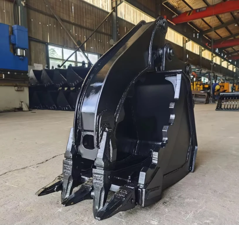 Excavator Grab Buckets for Construction Machinery Attachments