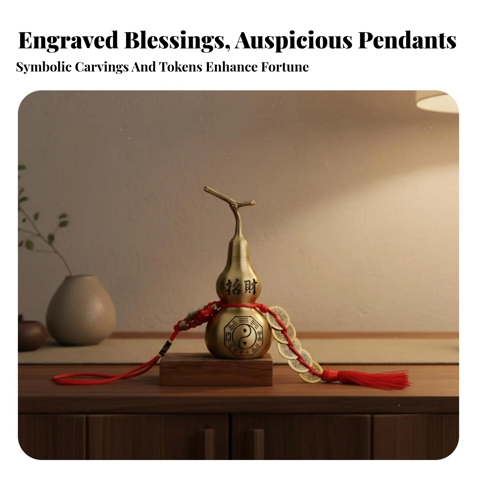 Brass Wu Lou Gourd …