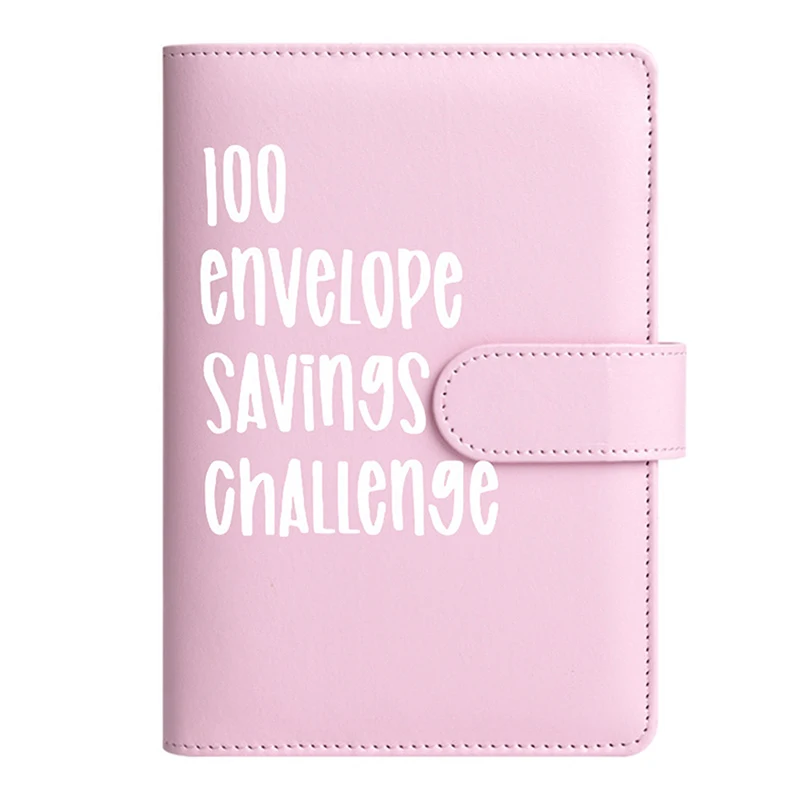 100 Envelope Challenge Binder Couple Challenge Event Notepad Savings Folder Budget Planner Book Money Envelopes Organizer Gifts