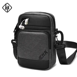 HcanKcan-Bolsa de ombro para homens e mulheres, mochila crossbody impermeável, pacotes casuais de peito quadrado pequeno, bolsas mensageiro, moda