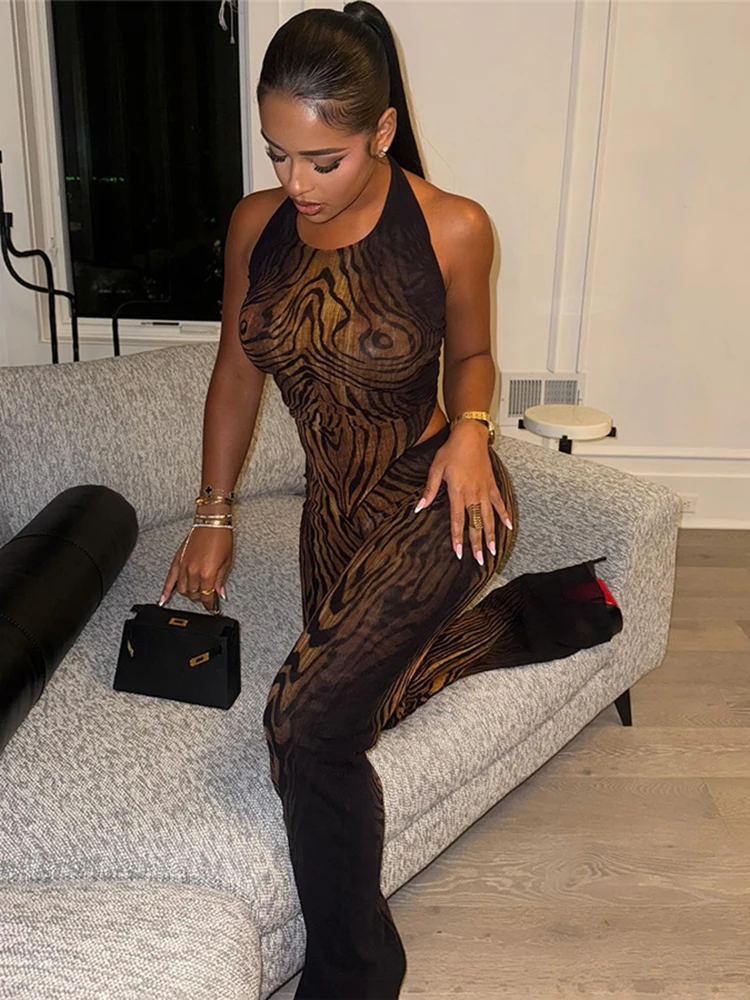 

kliou Stripe Vintage Women 2 Piece Set Attractive Unique Irregular Crop Tanks+Matching Slim Pants Female Trend Midnight Clubwear