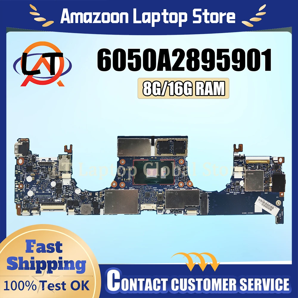 

For HP Elitebook X360 1020 G2 Mainboard 937427-601 with I5 I7 7th 8G 16G EliteBook 1020-G2 6050A2895901 Laptop Motherboard