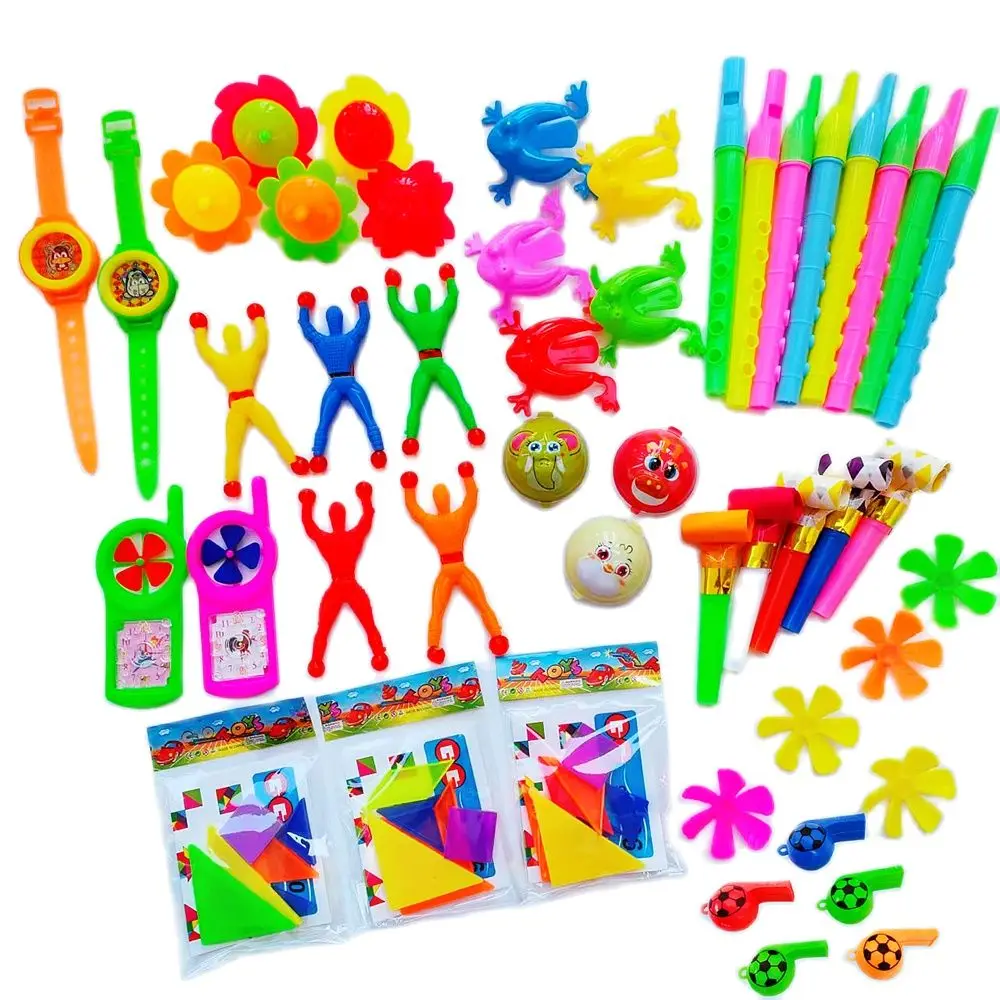 

48 Pieces Children's Birthday Party Favorite Pinata Filler Baby Bath Gift Funny Game Whistle Maze Toy Goodie Bag Carnival Prize