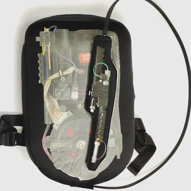 AA wat キッドハロウィンコスチューム映画テーマゴーストバスターズ制服コスプレ服ジャンプスーツバッグ適切な大人と 3-15 Ye2025 新しい