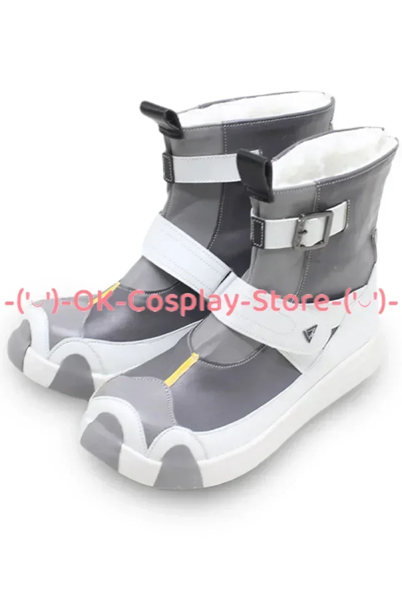 [Angepasst] Arknights Aurora Cosplay Schuhe Anime Spiel Roleplay Kostüm Prop Halloween Karneval Urlaub Party PU Leder Stiefel