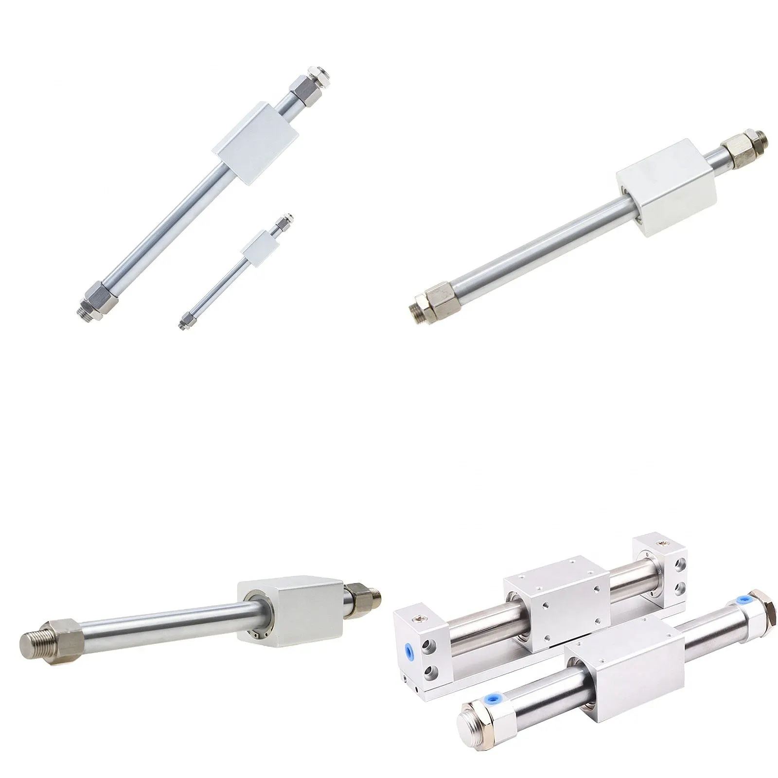 CY1B/CY3B Magnetically‑Coupled Rodless Pneumatic Cylinder With Guide Rail Linear Actuator for Industrial AutomationAliExpress