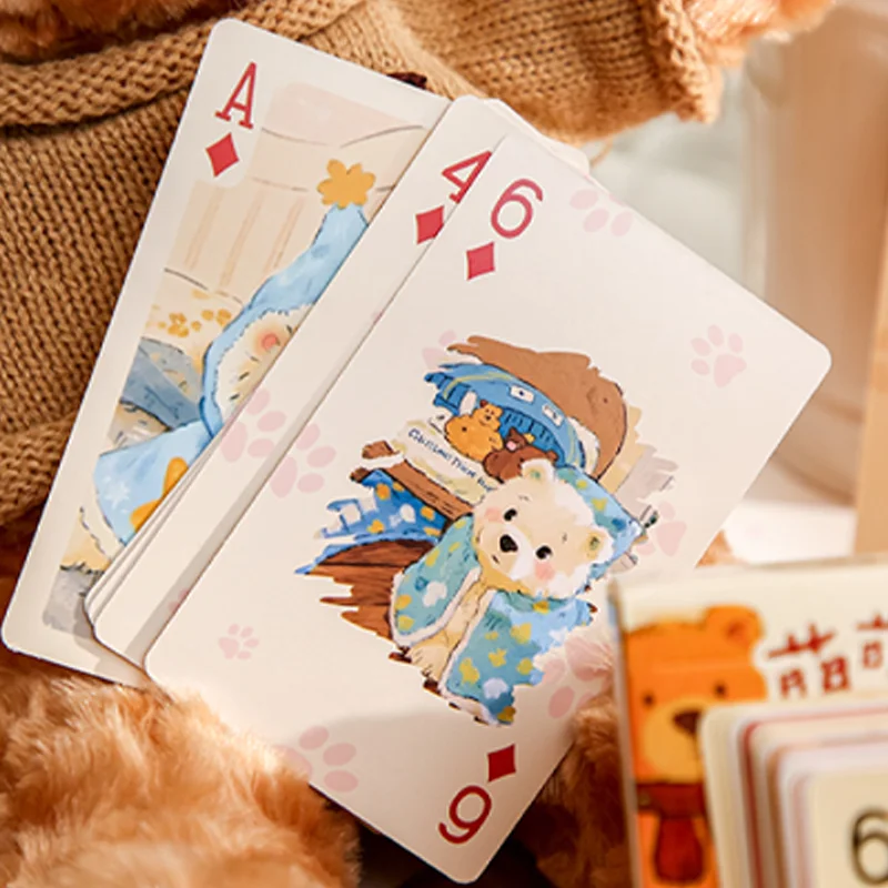 Mr Paper 55Sheets/box Adorable Party Series Playing Cards People's Fun Cards Card Games DIY Entertainment