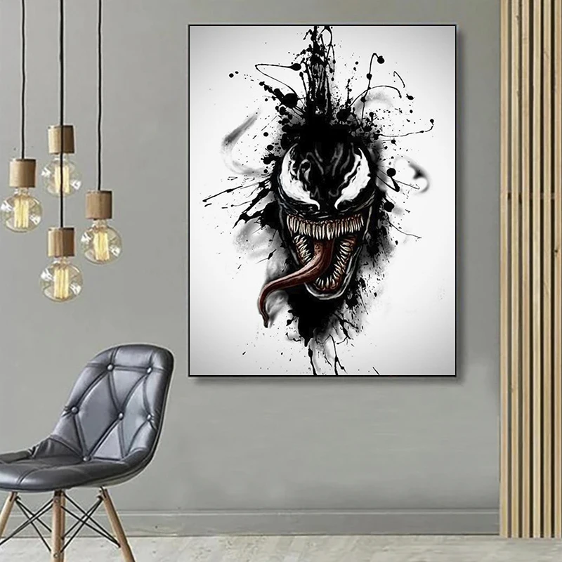 2024 New Marvel Venom Diamond Embroidery Venom Diamond Drawing Kit Rhinestone Wall Art home decor gift