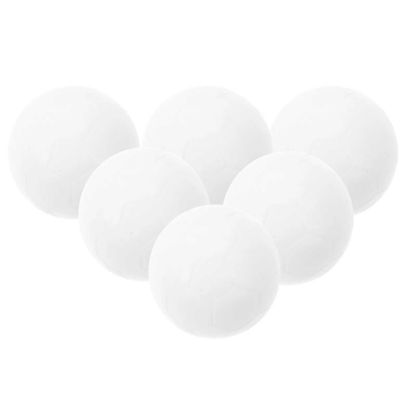 

Набор из 6 мини-футбольных мячей для настольного футбола, портативные, для игры в мини-футбол в помещении, замена мячей для футзального стола