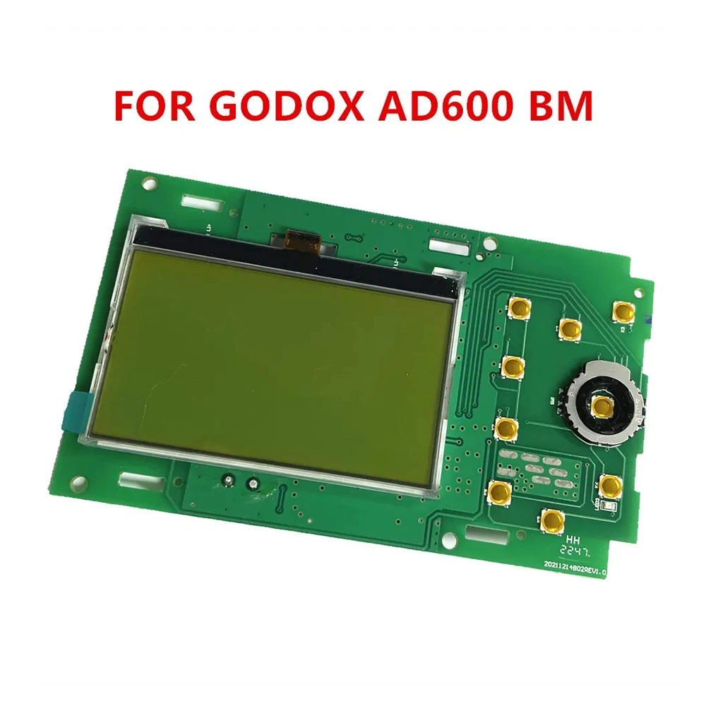 NEW For Godox AD600BM AD600 BM Back Control ASSY Mainboard Main board With LCD Screen TFT + Button Togo Image PCB Flash Part