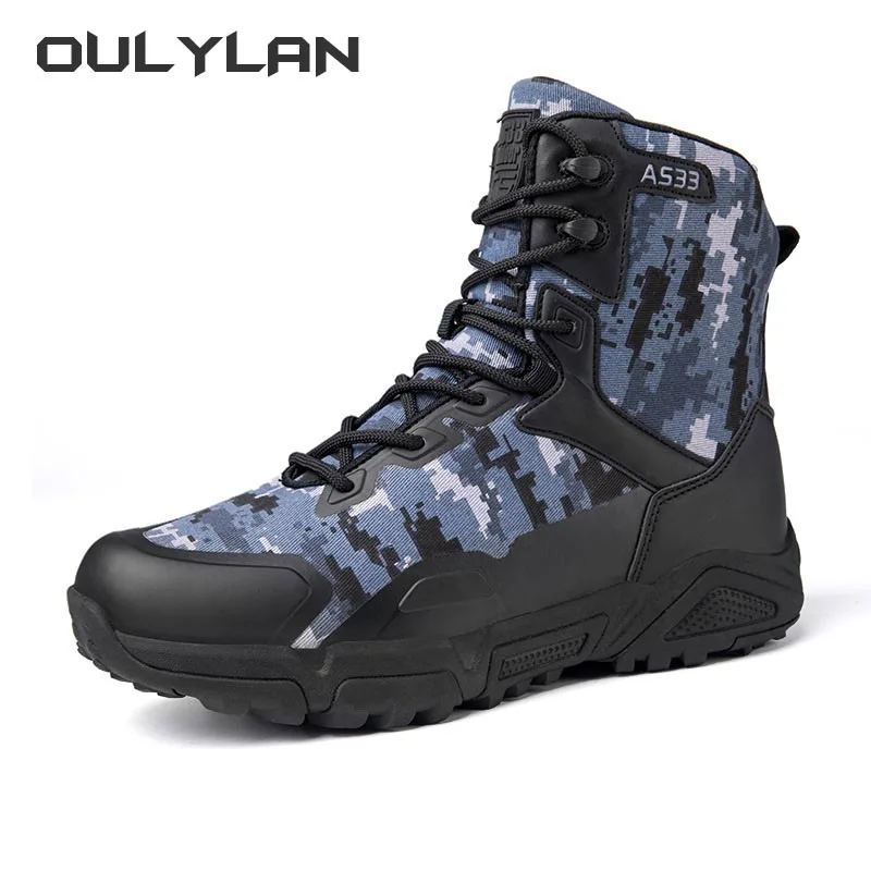 

Tactical Military Boots for Men Hiking Boots Outdoor Special Force Desert Combat Army Boots Men's Sneakers Hiking Ankle Shoes