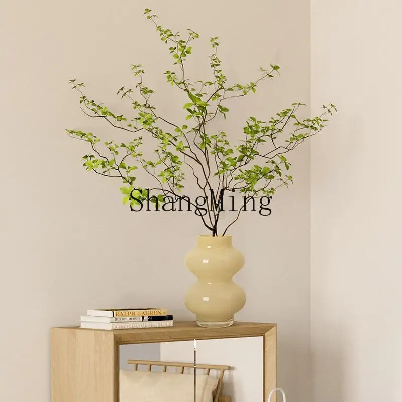 

SM desktop vase, premium cream wind countertop flower ware, dining table wind decorative ornament