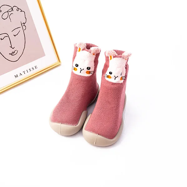 Calzini per bambini Scarpe con suola morbida Primavera e autunno Scarpe da pavimento comode multicolori per cartoni animati Scarpe da passeggio per