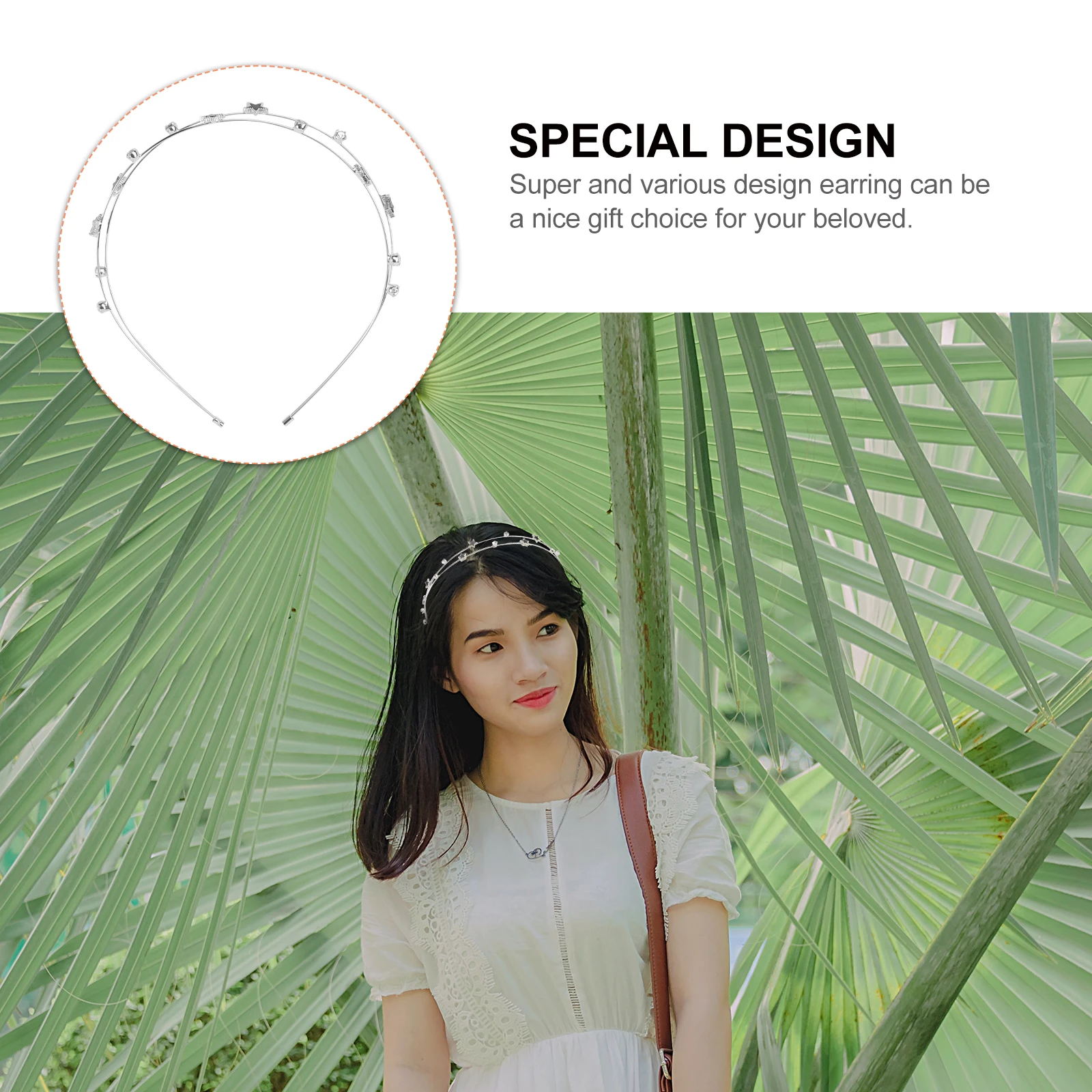 

Elegant Star Hair Accessories Crystal Rhinestone Headbands Women Bridal Headdress Wedding Party Prom Photoshoot Tools