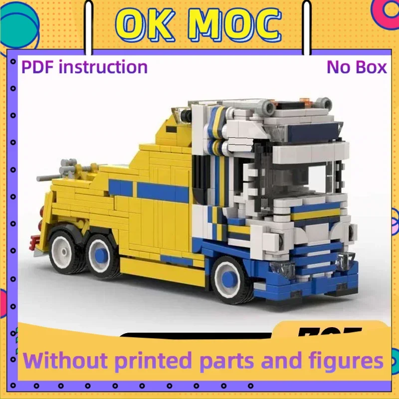 

Городской спасательный автомобиль Модель Moc Building Bricks Daf XF Восстановительный грузовик Технология Модульные блоки Подарки Рождественские игрушки Наборы «сделай сам» Сборка
