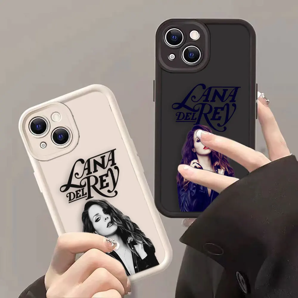 FSinger L-Lana Del Rey Phone Case For iPhone 15 14 13 12 11 16 XS Max X XR SE 7 8 6 6S Plus Shock16of Soft Silicone Case Funda