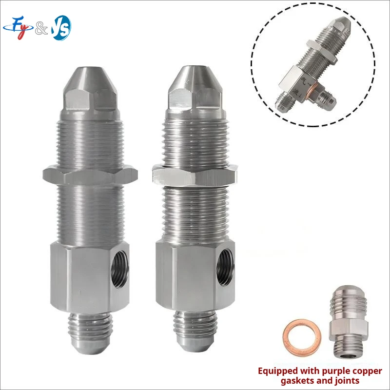 Siphon Atomizing Bottom Oil Inlet Nozzle For Burner Methanol Fuel Dual Fluid Atomizing Nozzle Humidification Cooling Spray